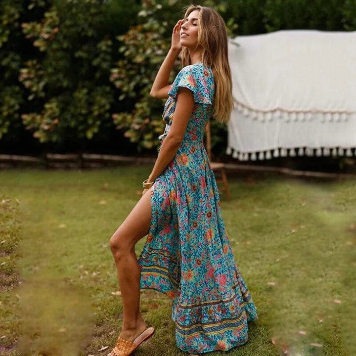 Veronica   - Maxi Dress with High Split